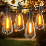 Brightown 100FT ST38 Outdoor String Lights Dimmable and Shatterproof